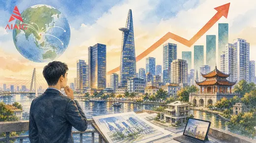 越南2026年房地产市场强势复苏：胡志明市FDI同比暴增超200%，河内与胡志明市跻身全球增长最快城市前五——海外华人投资者的新机遇
